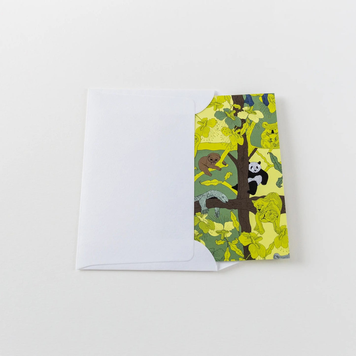 Paquete de 10 tarjetas de felicitación A6 (sobres prémium) Camuflaje Verde